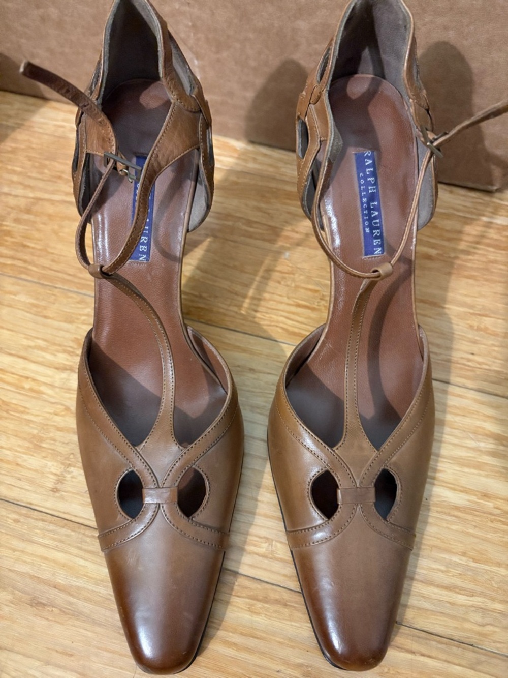 Brown Ralph Lauren Collection Heels- Size 7 Womens